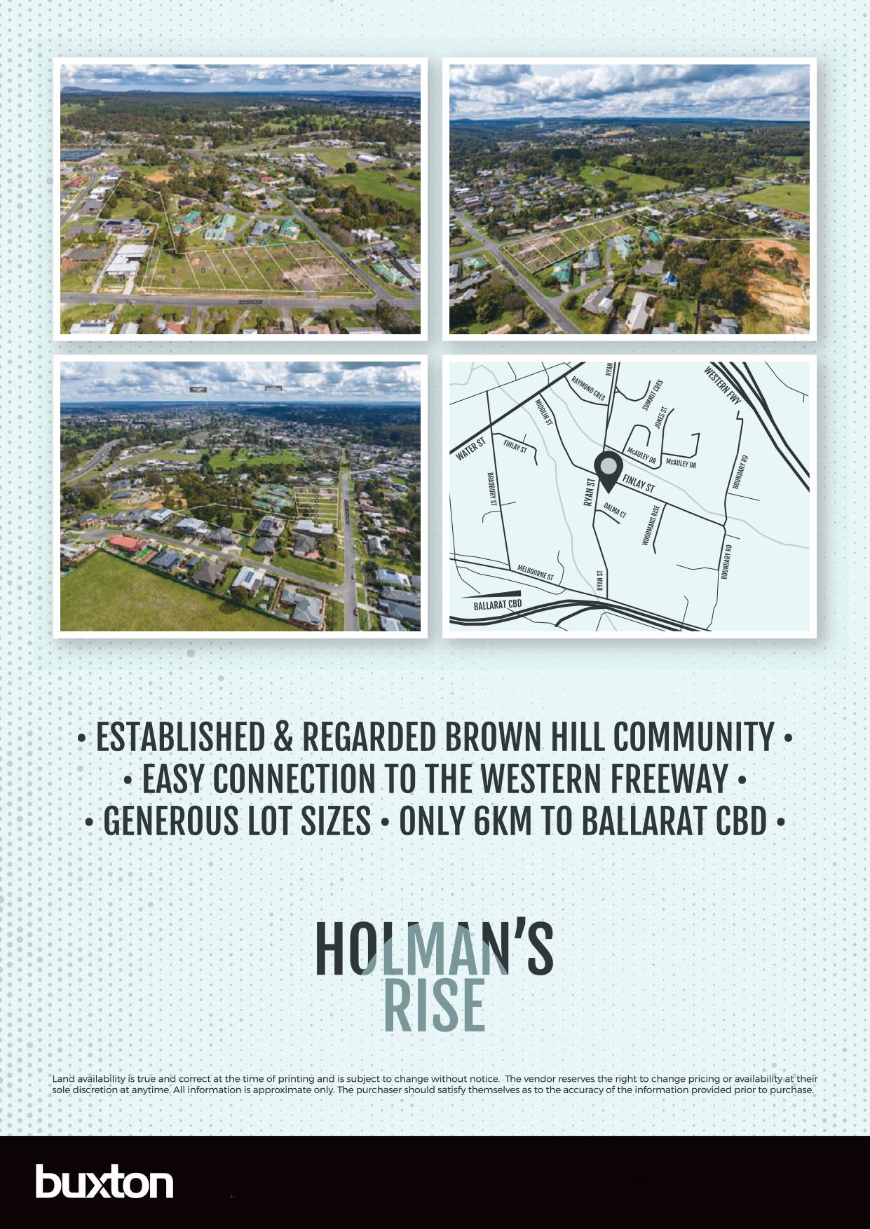 [Land for Sale] Holman’s Rise Estate, Brown Hill OpenLot